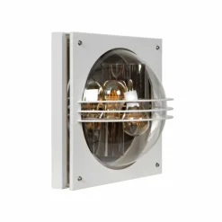 Luminaires Lucide Applique murale d'extérieur Lucide PRIVAS Blanc, 2 lumières