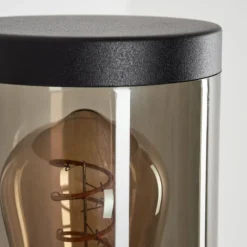 Suspension Verre Fumé-hofstein Applique murale d'extérieur Tolsona Noir, 1 lumière