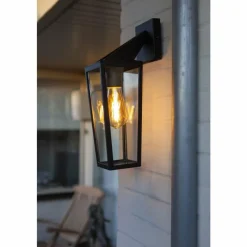 Luminaires Lutec Applique murale d'extérieur Ruoni Noir, 1 lumière