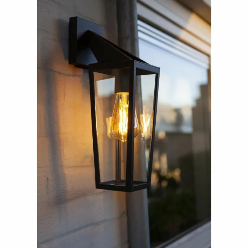 Luminaires Lutec Applique murale d'extérieur Ruoni Noir, 1 lumière