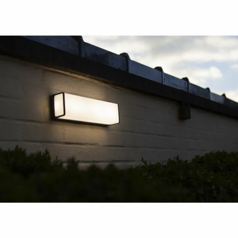 Luminaires Lutec Applique murale d'extérieur Burseryd LED Anthracite, 1 lumière