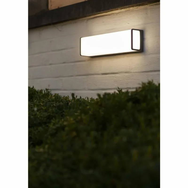 Luminaires Lutec Applique murale d'extérieur Burseryd LED Anthracite, 1 lumière