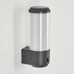 hofstein Applique murale d'extérieur Gondoyer Anthracite, 1 lumière, Détecteur de mouvement