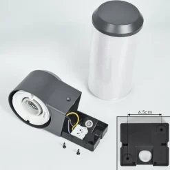 hofstein Applique murale d'extérieur Gondoyer Anthracite, 1 lumière