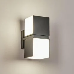 hofstein Applique murale d'extérieur Swanek LED Anthracite, 1 lumière