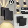 hofstein Applique murale d'extérieur Colare LED Noir, 1 lumière