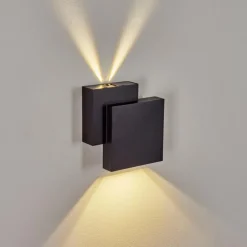 hofstein Applique murale d'extérieur Colare LED Noir, 1 lumière