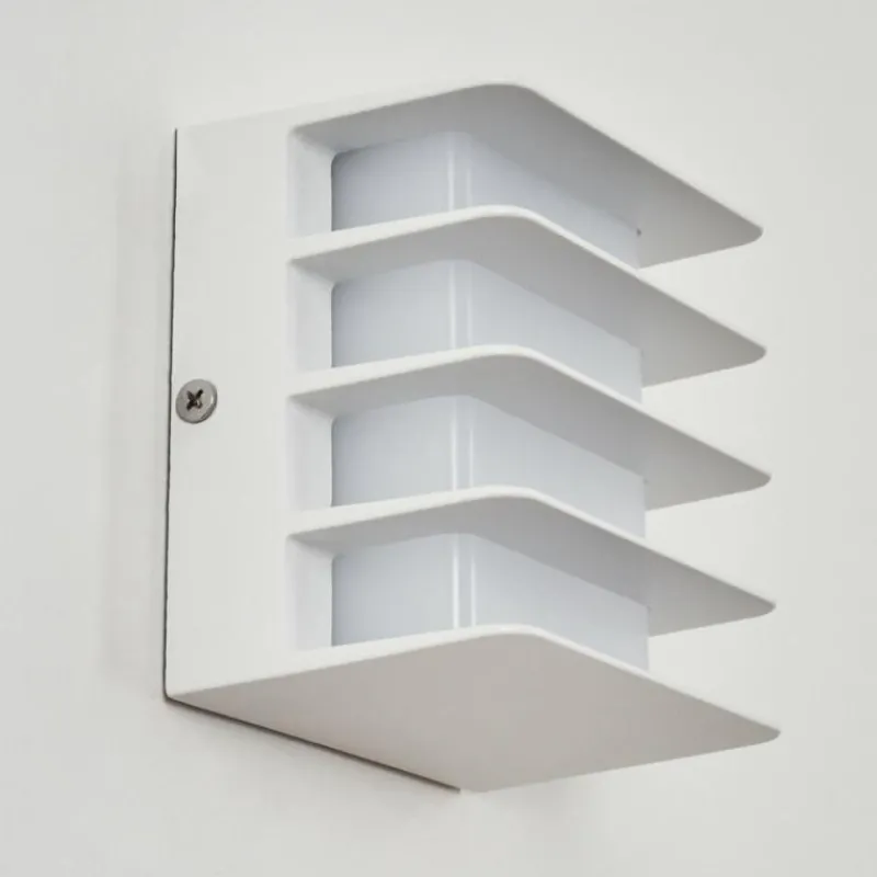 hofstein Applique murale d'extérieur Guichard LED Blanc, 1 lumière