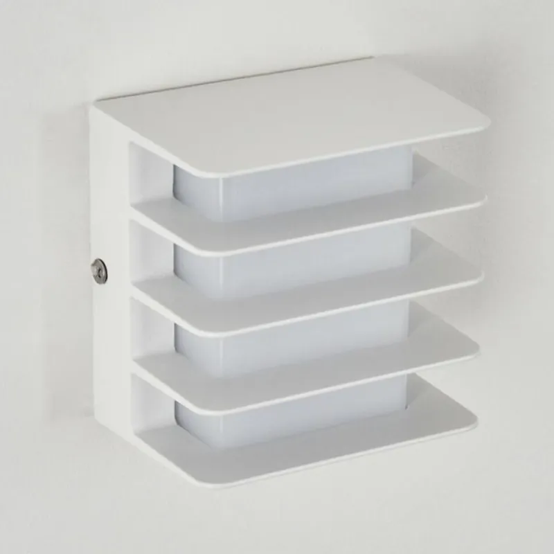 hofstein Applique murale d'extérieur Guichard LED Blanc, 1 lumière