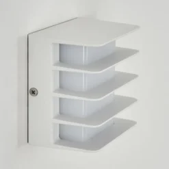hofstein Applique murale d'extérieur Guichard LED Blanc, 1 lumière