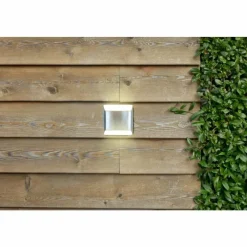 Luminaires Lutec Applique murale d'extérieur Lutec Flyod LED Acier inoxydable, 1 lumière