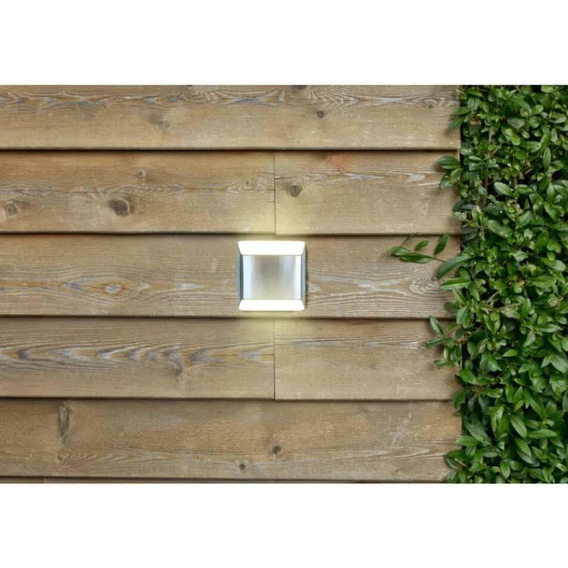 Luminaires Lutec Applique murale d'extérieur Lutec Flyod LED Acier inoxydable, 1 lumière