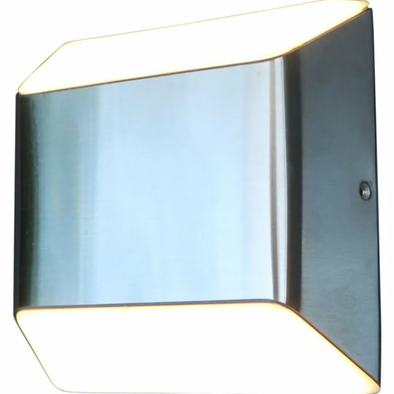 Luminaires Lutec Applique murale d'extérieur Lutec Flyod LED Acier inoxydable, 1 lumière