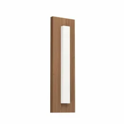 Lampes En Bois-Luminaires Eglo Applique murale d'extérieur Eglo BITETTO LED Couleur bois, 1 lumière