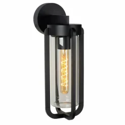 Luminaires Lucide Applique murale d'extérieur Lucide GARLAND Noir, 1 lumière
