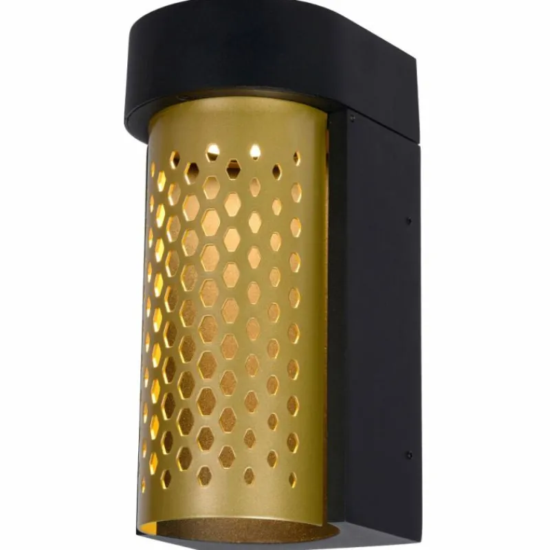 Lampes Dorées-Luminaires Lucide Applique murale d'extérieur Lucide KIRAN LED Noir, 1 lumière
