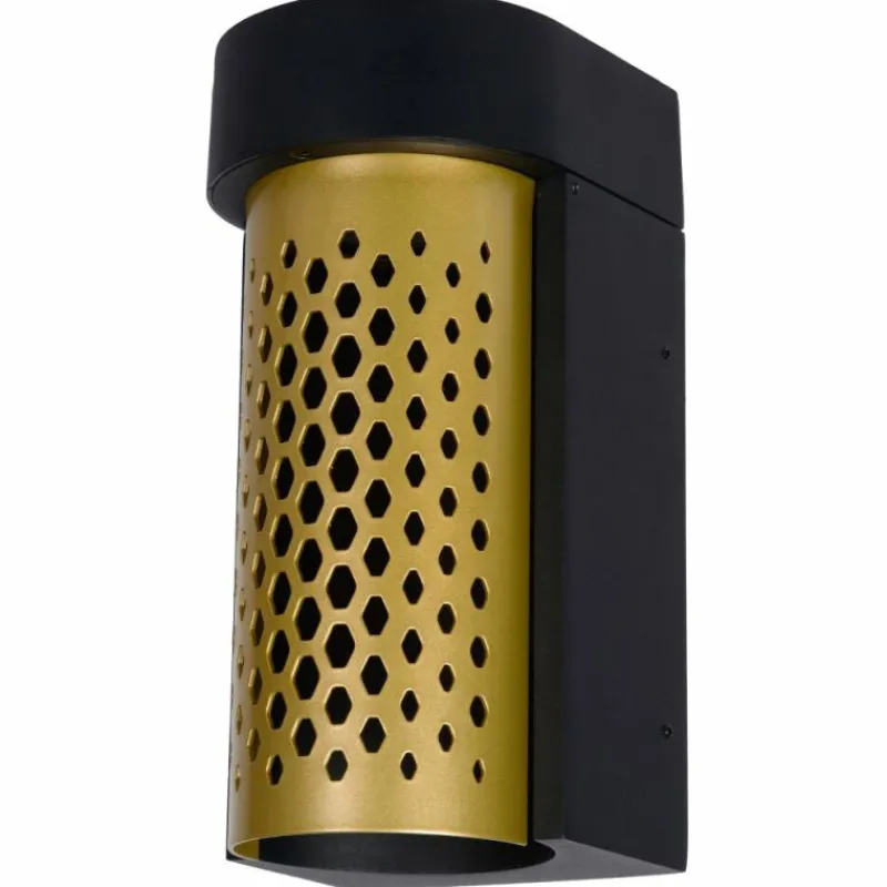 Lampes Dorées-Luminaires Lucide Applique murale d'extérieur Lucide KIRAN LED Noir, 1 lumière