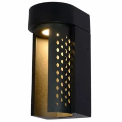 Luminaires Lucide Applique murale d'extérieur Lucide KIRAN LED Noir, 1 lumière
