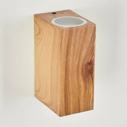 Lampes En Bois-hofstein Applique murale d'extérieur Skaabu Couleur bois, 2 lumières