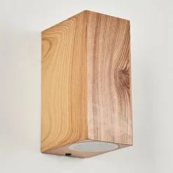 Lampes En Bois-hofstein Applique murale d'extérieur Skaabu Couleur bois, 2 lumières