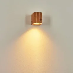 Lampes En Bois-hofstein Applique murale d'extérieur Skaabu Couleur bois, 1 lumière
