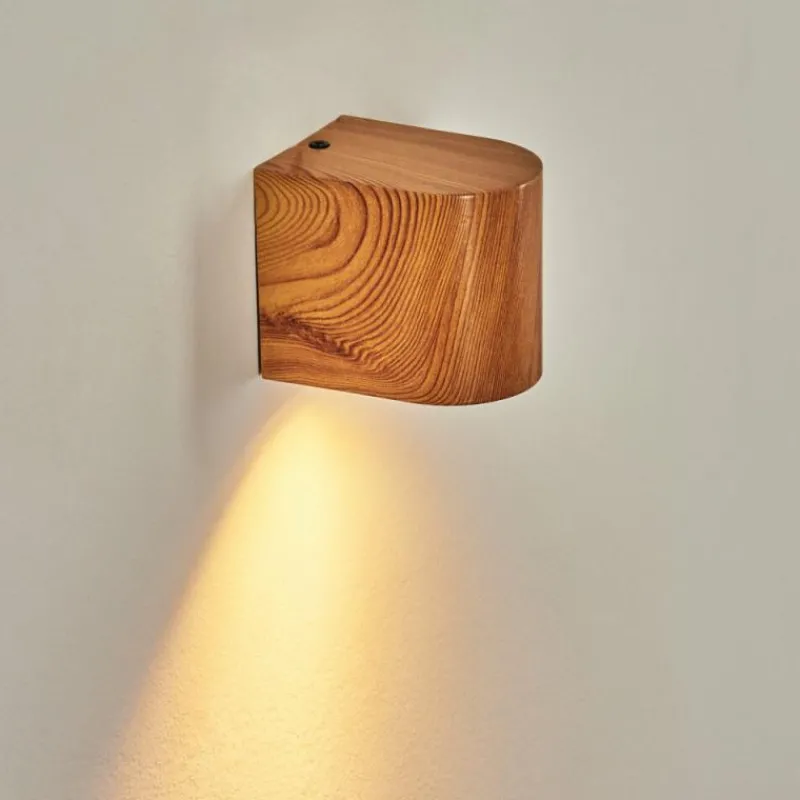 Lampes En Bois-hofstein Applique murale d'extérieur Skaabu Couleur bois, 1 lumière