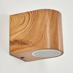 Lampes En Bois-hofstein Applique murale d'extérieur Skaabu Couleur bois, 1 lumière