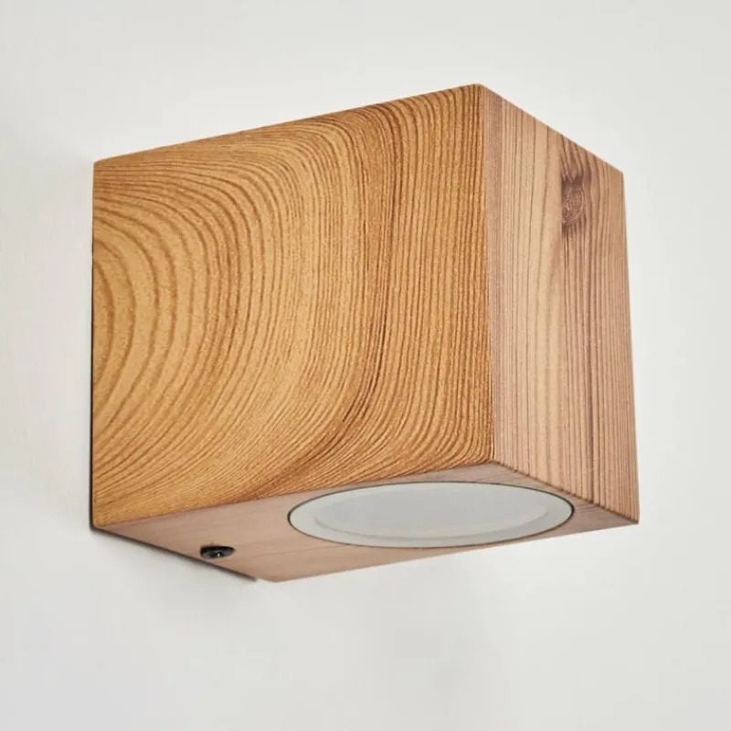 Lampes En Bois-hofstein Applique murale d'extérieur Skaabu Couleur bois, 1 lumière