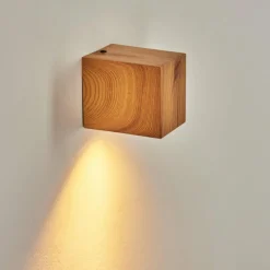 Lampes En Bois-hofstein Applique murale d'extérieur Skaabu Couleur bois, 1 lumière