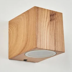 Lampes En Bois-hofstein Applique murale d'extérieur Skaabu Couleur bois, 1 lumière