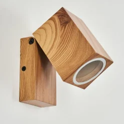 Lampes En Bois-hofstein Applique murale d'extérieur Skaabu Couleur bois, 1 lumière
