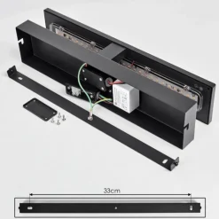 hofstein Applique murale d'extérieur Berna LED Couleur bois, 1 lumière