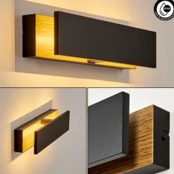 hofstein Applique murale d'extérieur Berna LED Couleur bois, 1 lumière