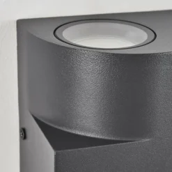 hofstein Applique murale d'extérieur Lolog Anthracite, 2 lumières