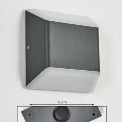 hofstein Applique murale d'extérieur Yobo LED Anthracite, 1 lumière