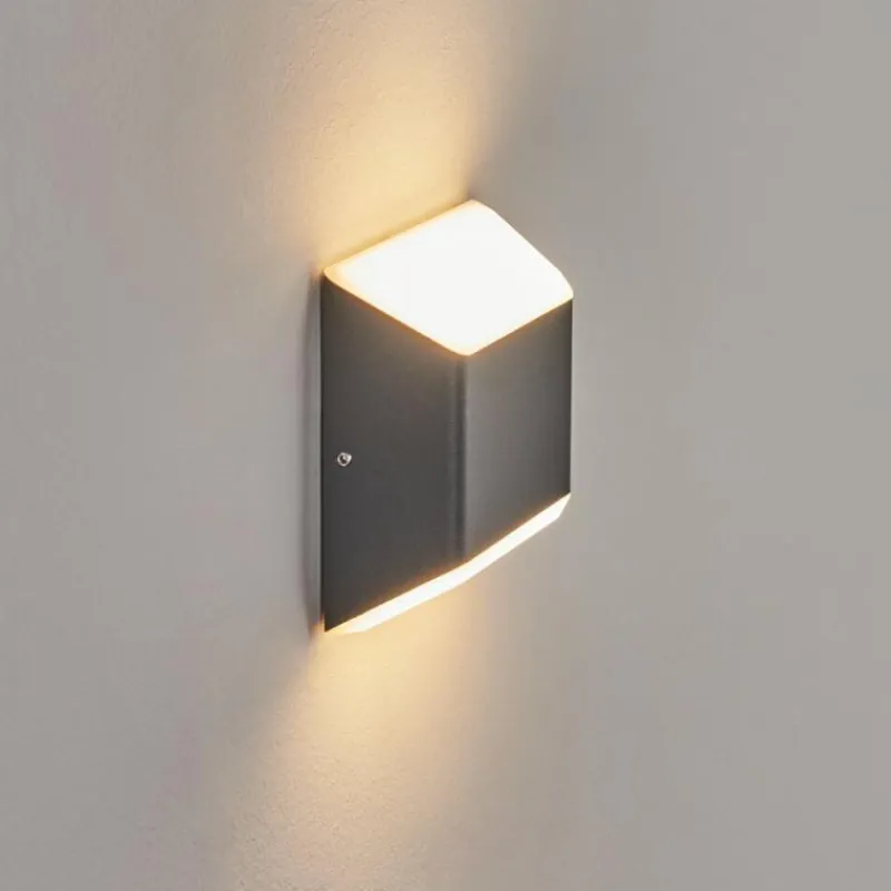 hofstein Applique murale d'extérieur Yobo LED Anthracite, 1 lumière
