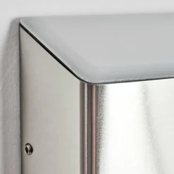 hofstein Applique murale d'extérieur Yobo LED Acier inoxydable, 1 lumière