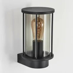 hofstein Applique murale d'extérieur Sumalao Noir, 1 lumière