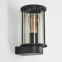 hofstein Applique murale d'extérieur Sumalao Noir, 1 lumière