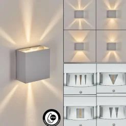 hofstein Applique murale d'extérieur Spidern LED Blanc, 1 lumière