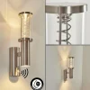 hofstein Applique murale d'extérieur Natalia Acier inoxydable, 2 lumières