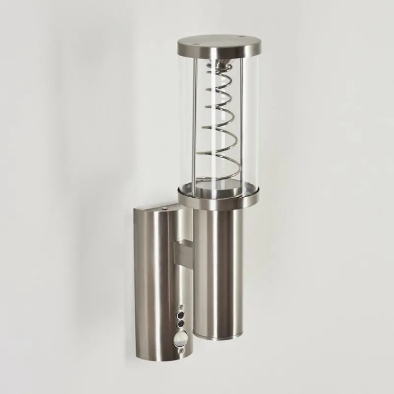 hofstein Applique murale d'extérieur Natalia Acier inoxydable, 2 lumières