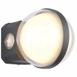 Luminaires Globo Lighting Applique murale d'extérieur Globo ILLI LED Anthracite, 1 lumière