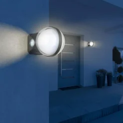 Luminaires Globo Lighting Applique murale d'extérieur Globo ILLI LED Anthracite, 1 lumière