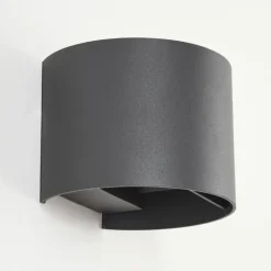 hofstein Applique murale d'extérieur Tamarin LED Anthracite, 2 lumières