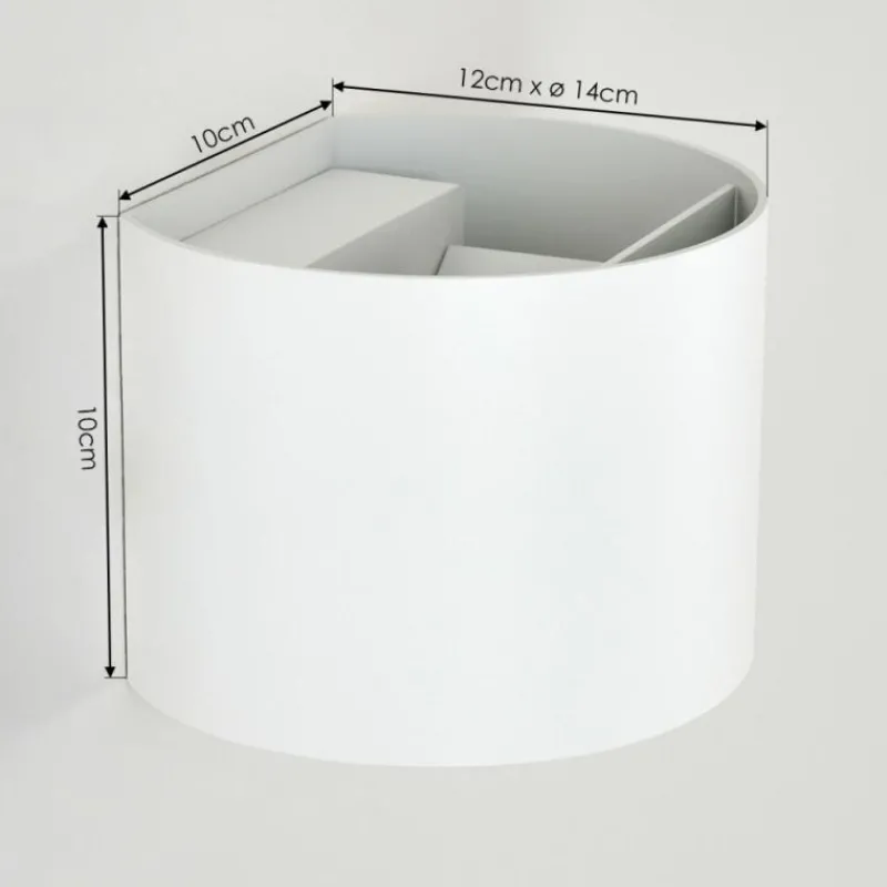 hofstein Applique murale d'extérieur Tamarin LED Blanc, 2 lumières