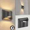 hofstein Applique murale d'extérieur Suriyaco LED Noir, 2 lumières