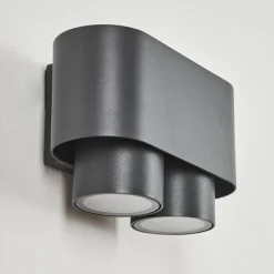 hofstein Applique murale d'extérieur Guampacha Anthracite, 2 lumières