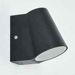 hofstein Applique murale d'extérieur Swisher LED Noir, 1 lumière