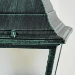 Luminaires Rustiques-hofstein Applique murale d'extérieur Naofe Vert, Noir, 1 lumière, Détecteur de mouvement